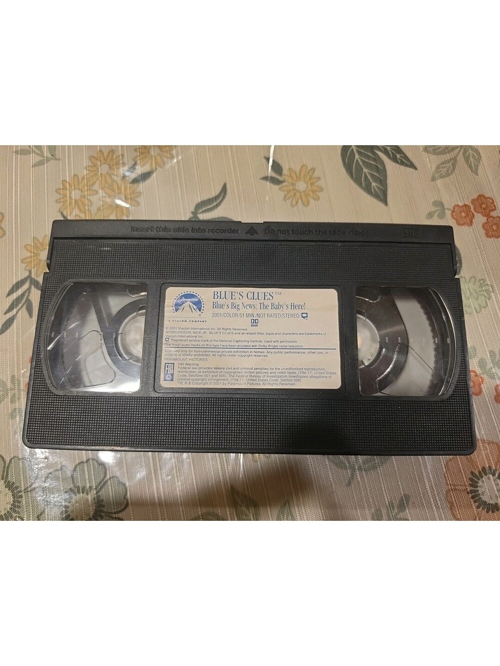Blues Clues Blues Big News The Babys Here (VHS, 2001, Nick Jr., Paramount)